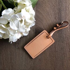 Coach luggage tag - genuine leather